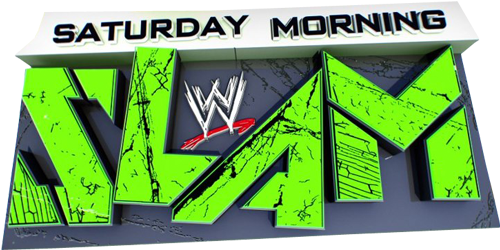 Wwe Saturday Morning Slam Logo (500x288), Png Download