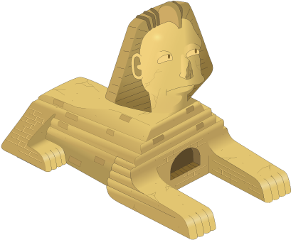 Sphinx (460x460), Png Download