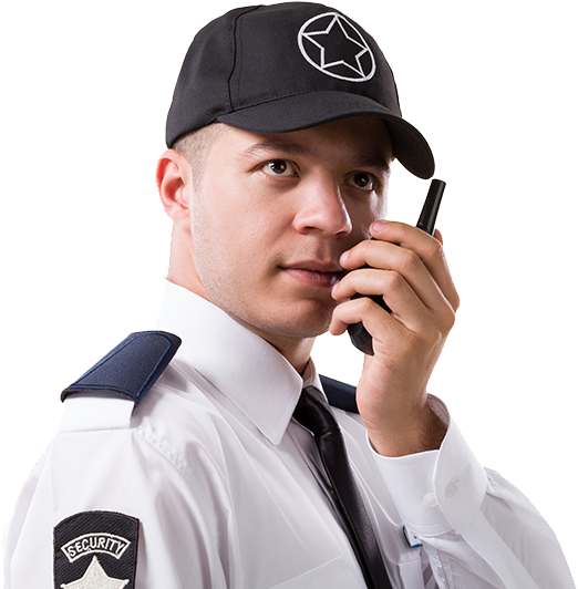 Get Free Quote - Walkie Talkie Using Policeman (522x704), Png Download