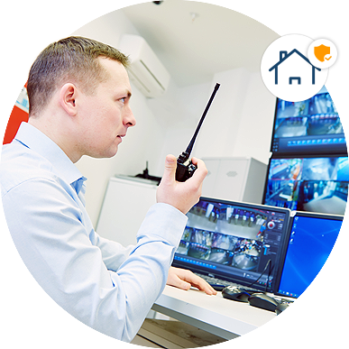 Virtual Security Guard - Agent De Sécurité Video (387x387), Png Download