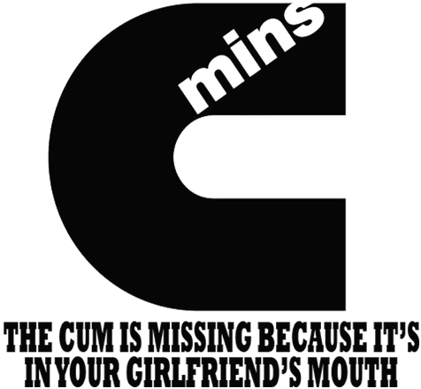 The Cum Is Missing Decal - Cummins Png (500x500), Png Download