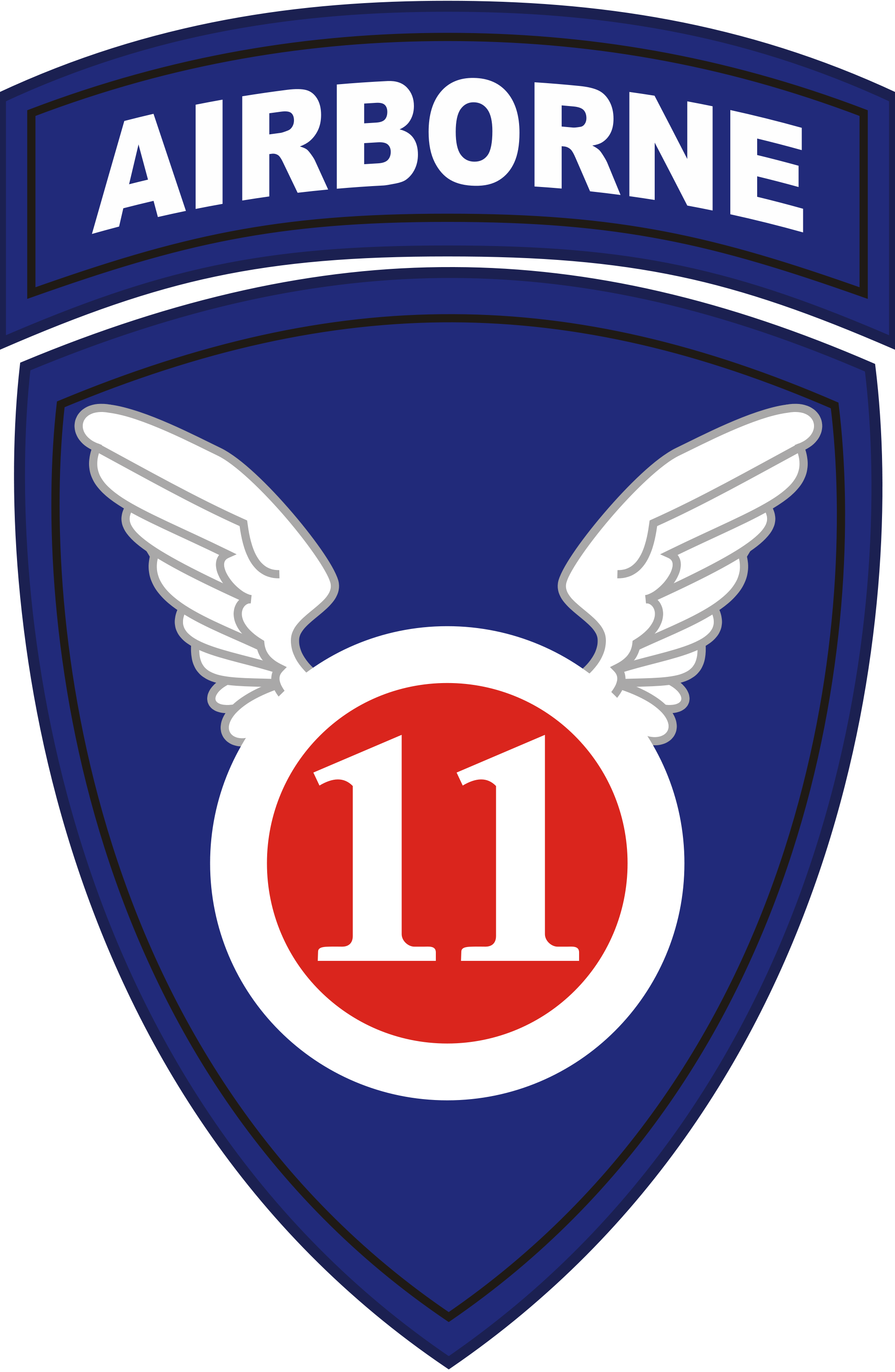 11th Airborne Division - 11th Airborne (2000x3067), Png Download