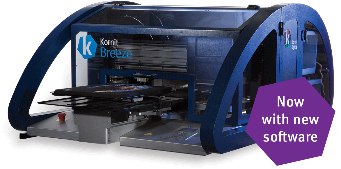 Die Tragbare Und Erschwingliche Kornit Breeze Ist Speziell - Kornit Breeze (1199x600), Png Download