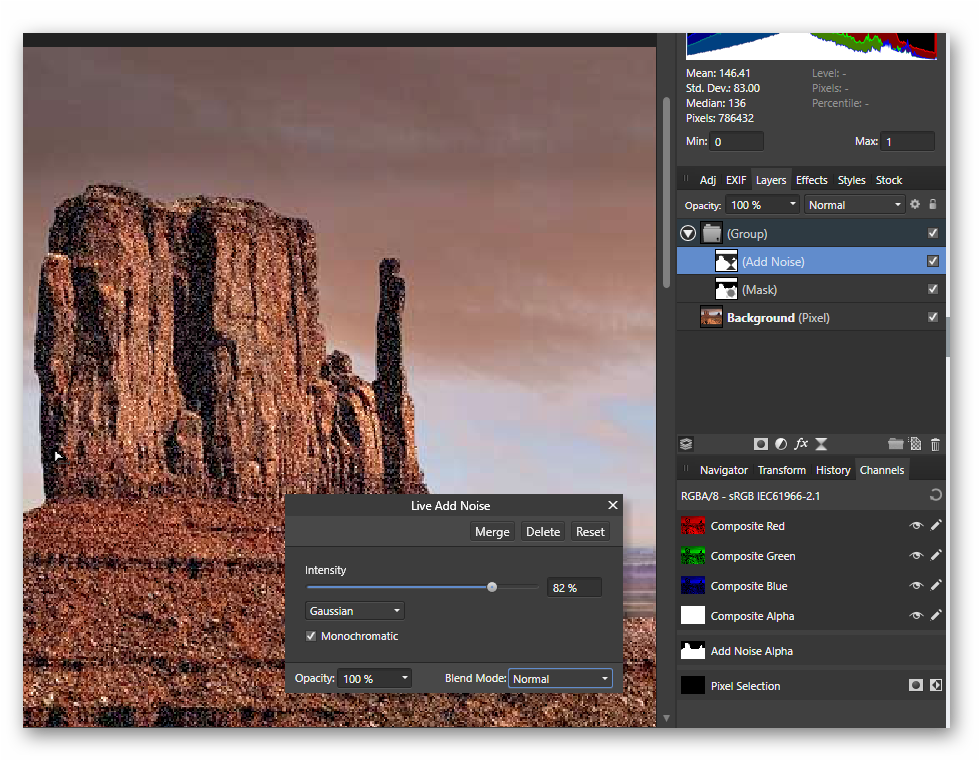 Add Noise On Mask - Monument Valley (991x759), Png Download