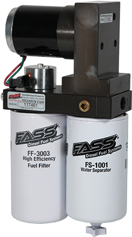 Titanium Series Diesel Fuel Pump 165gph Dodge Cummins - Fass Fuel Fass Ff-3003 Titanium Fuel Filter (480x480), Png Download