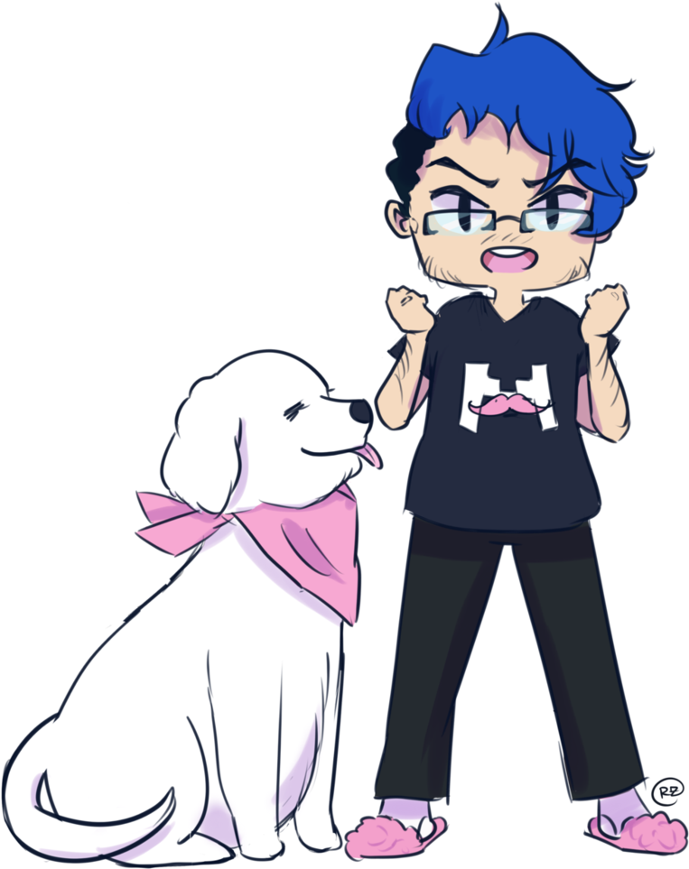 Png Library N By Rz Desu On Deviantart - Markiplier Chica Fan Art (795x1005), Png Download