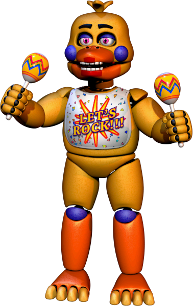 126kib, 378x600, Rockstar Chica - Fnaf 6 Rockstar Chica (378x600), Png Download