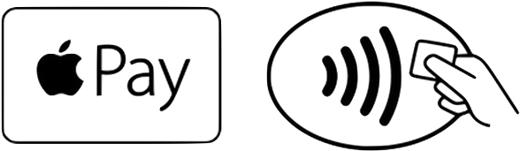 See Stores Accepting Apple Pay - Contactless And Apple Pay (654x255), Png Download