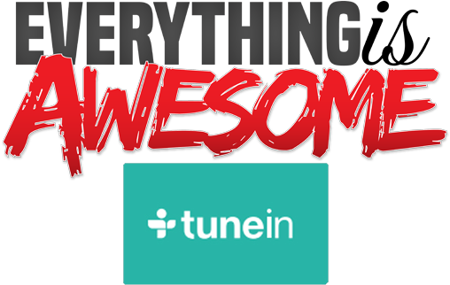 Tunein - Everything Is Awesome Logo (609x343), Png Download