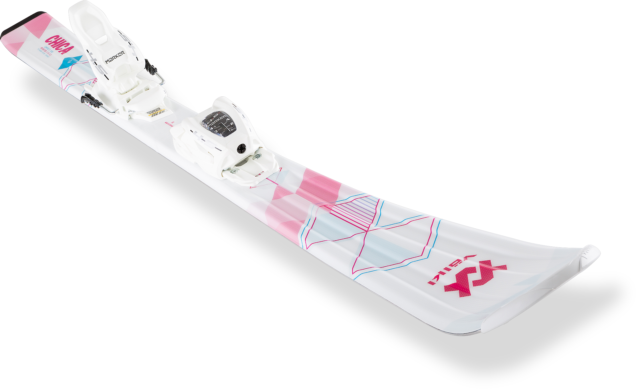 Chica Flat - Ski Binding (2223x1361), Png Download