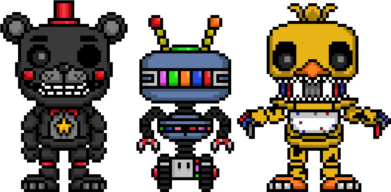 C, And W - Pixel Art (1440x810), Png Download