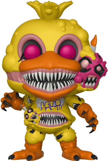 Twisted Chica - Fnaf 1 Mystery Minis (709x709), Png Download