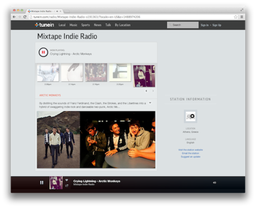 Apart From A Nicer Looking Tunein Page, This Integration - Jamie Cook (500x407), Png Download