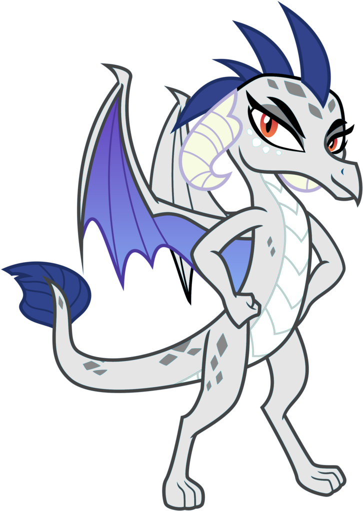 Png Transparent Library Artist Potatobug Colored Edit - My Little Pony Dragon (751x1024), Png Download