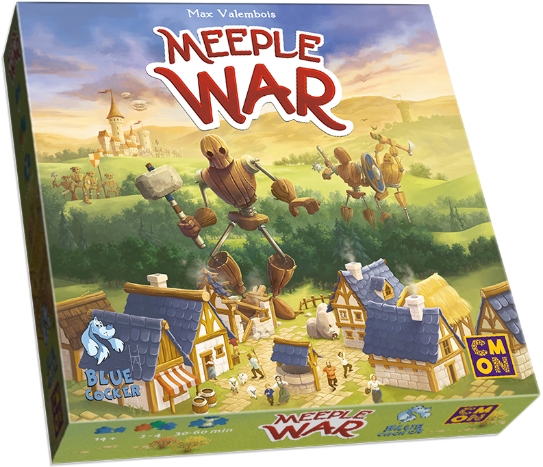 Meeples March To War - Cmon Limited Meeple War 2nd Edition (920x920), Png Download
