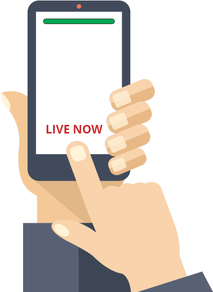 Go Live - Livestream Phone (600x600), Png Download