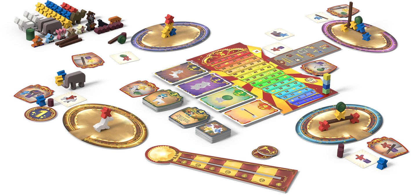 The Evening Looks Promising Under The Big Top Of The - Board Game (1417x674), Png Download