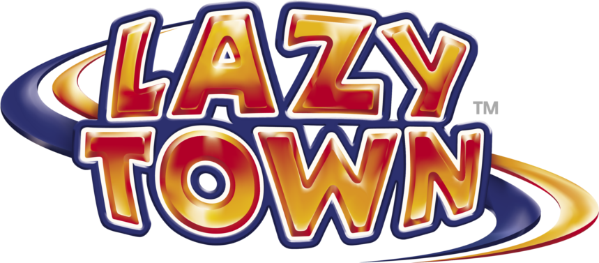 File - Lazytown - Lazy Town Logo Png (859x377), Png Download