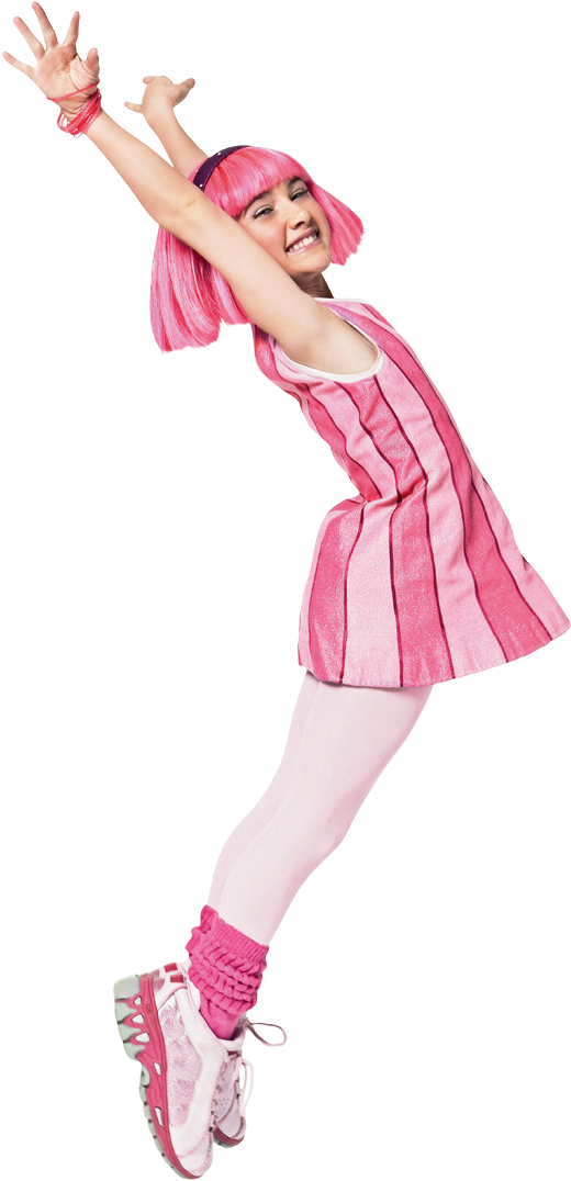 Lazytown Stephanie Meanswell 8 - Stephanie Lazytown Png (600x1100), Png Download