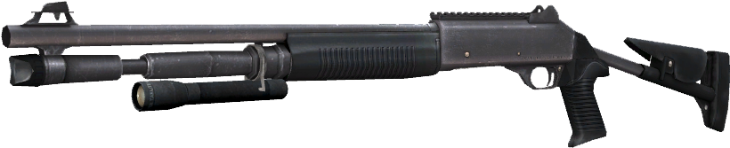 Auto 1 - Left 4 Dead Auto Shotgun (851x218), Png Download
