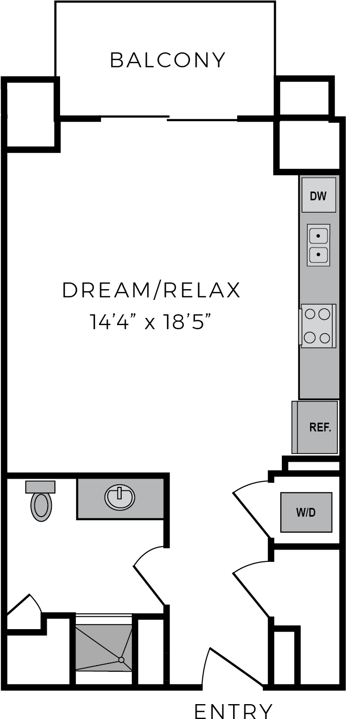 E3 - The Mccarthy Apartments (673x1415), Png Download