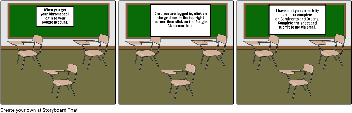 Google Classroom Directions - Comics (1164x385), Png Download
