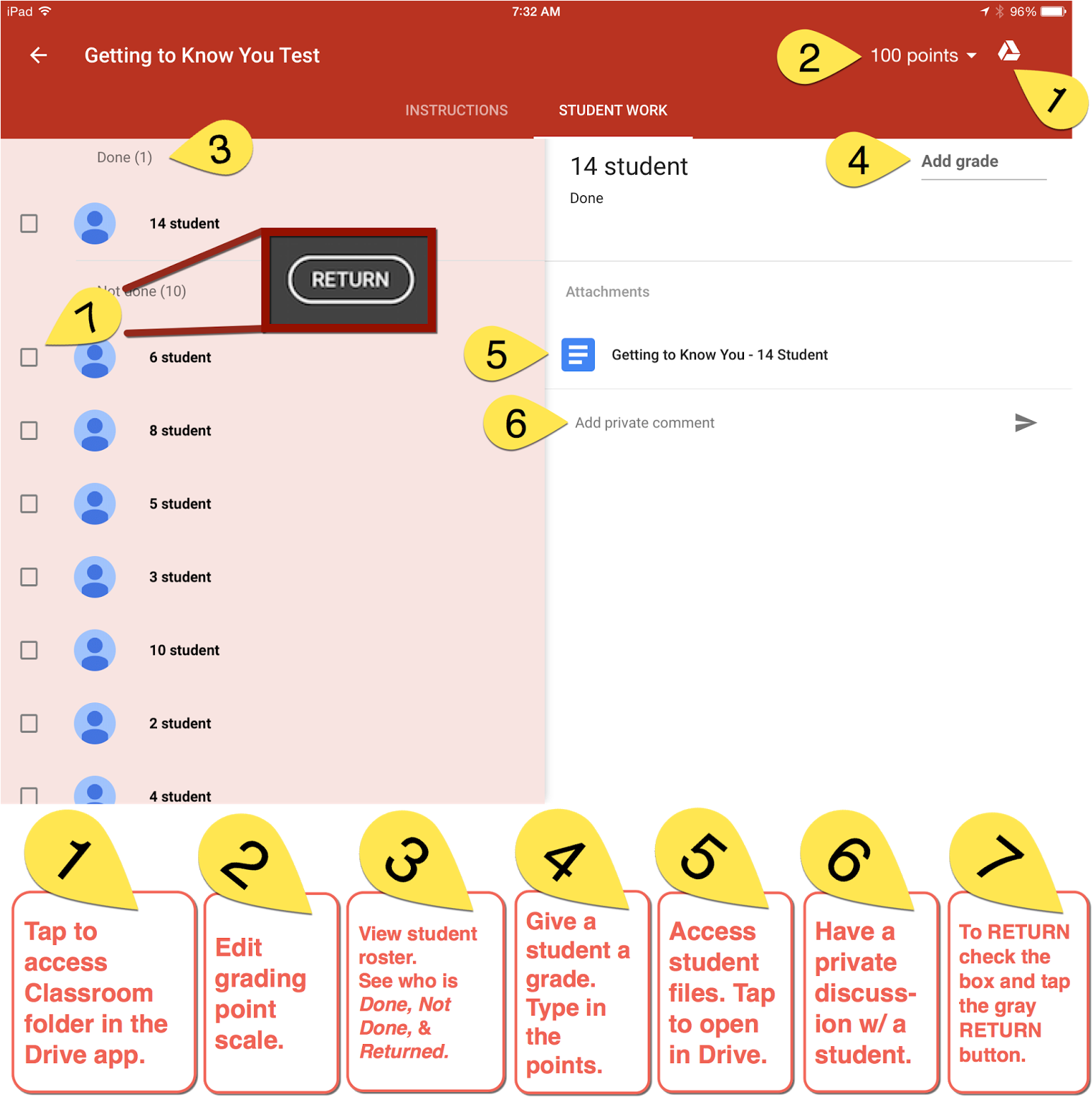 New Updates For The Google Classroom Mobile App - Food (1548x1600), Png Download