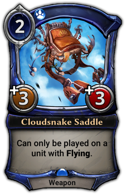 Cloudsnake Saddle - Frog Eternal Card Game (529x801), Png Download
