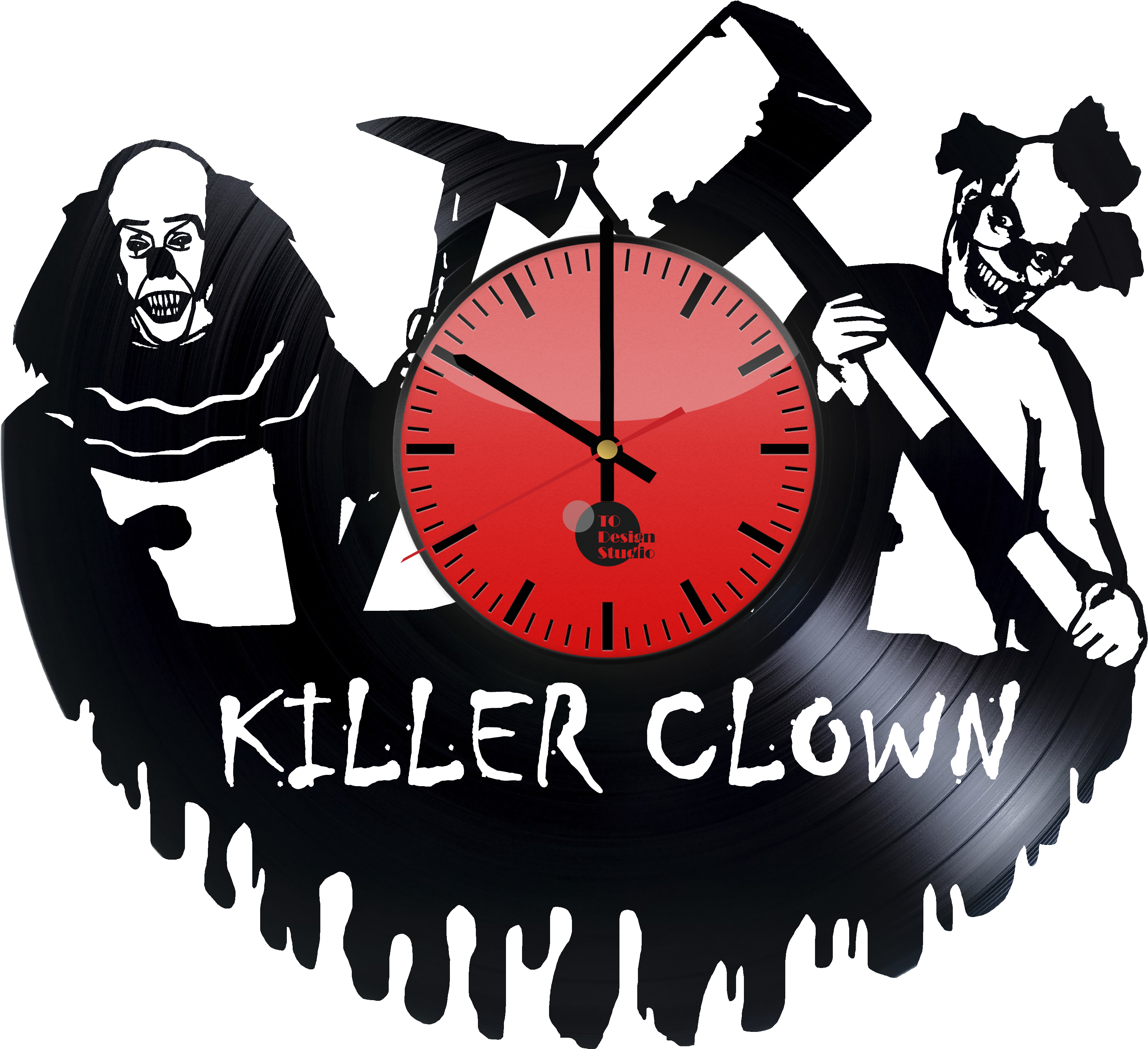Fan - Killer Clown Logo (4016x4016), Png Download