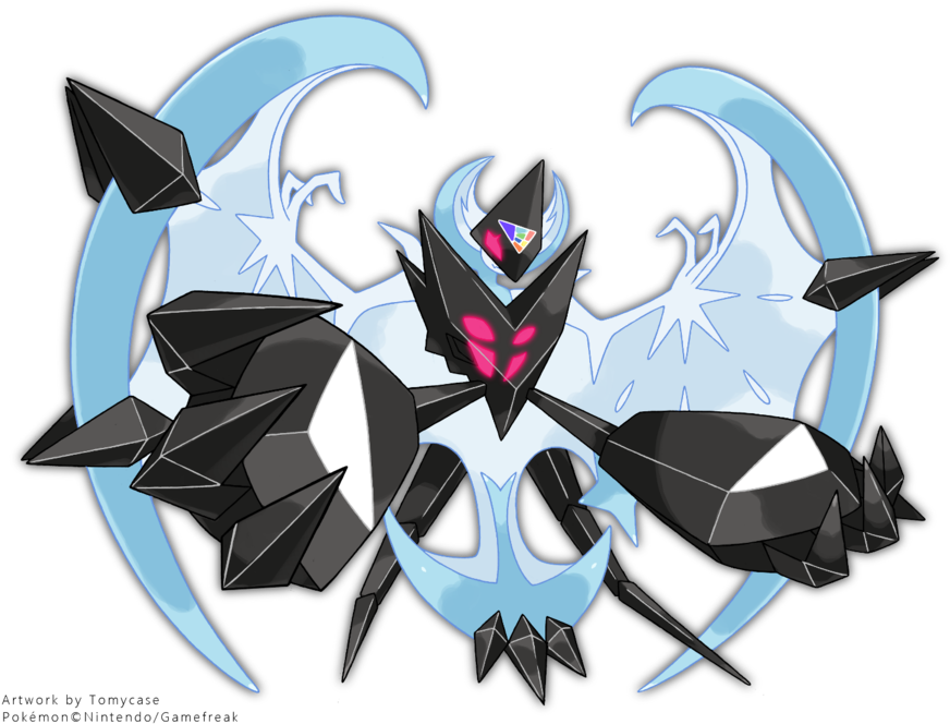 Ultra-lunala ~ Full Moon Necrozma By Tomycase - Necrozma Alas De Alba (900x682), Png Download