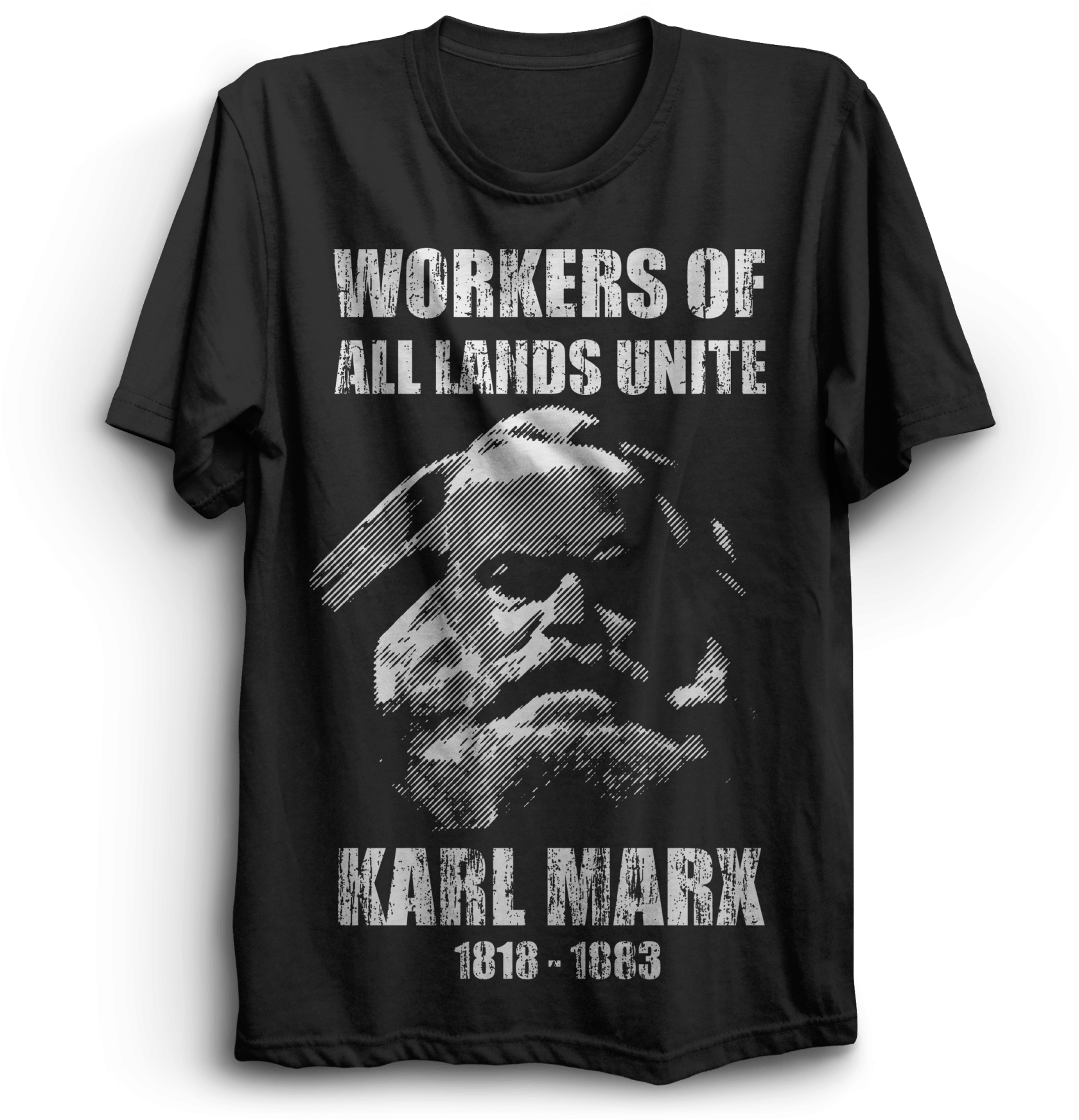 Karl Marx T-shirt - There Is No Authority But Yourself T Shirt (1800x1800), Png Download