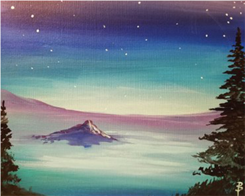 7bd576 - Crater Lake (500x500), Png Download