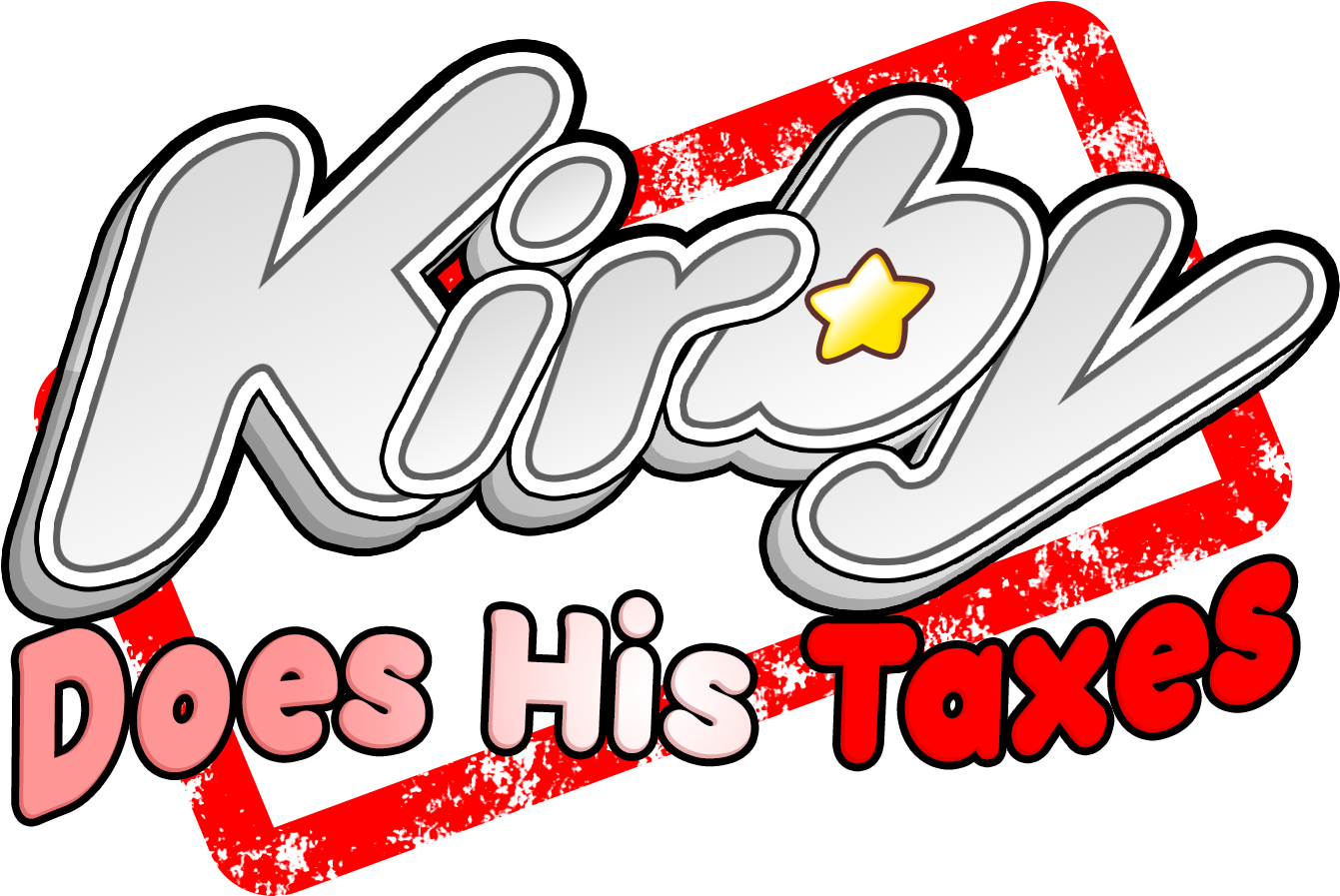 Kirby Does His Taxes Logo - Kirby Does His Taxes (1400x1400), Png Download