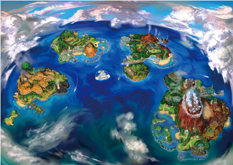 Image - Http - //s1 - Thcdn - - Pokemon Alola Region (460x460), Png Download