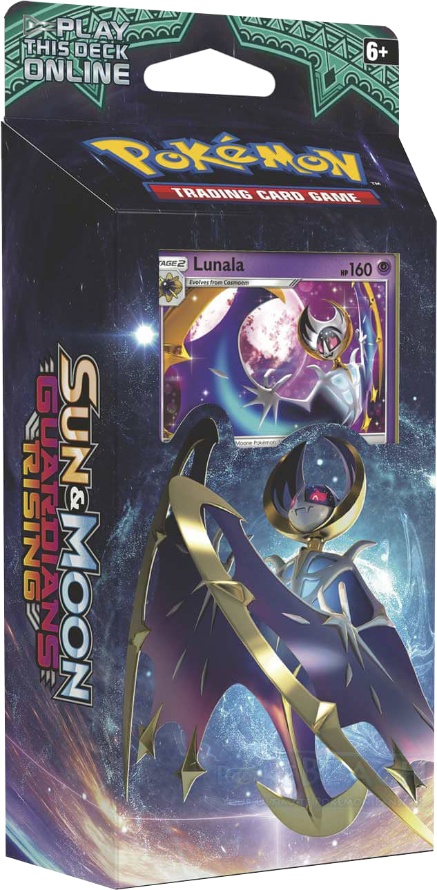Sun & Moon Guardians Rising Hidden Moon Theme Deck - Guardians Rising Theme Deck (633x1288), Png Download