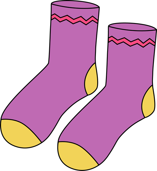 Sock Cliparts - Socks Clipart (504x550), Png Download