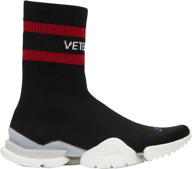 Vetements X Sock Pump High Top 'black' - Vetements Sock (816x717), Png Download