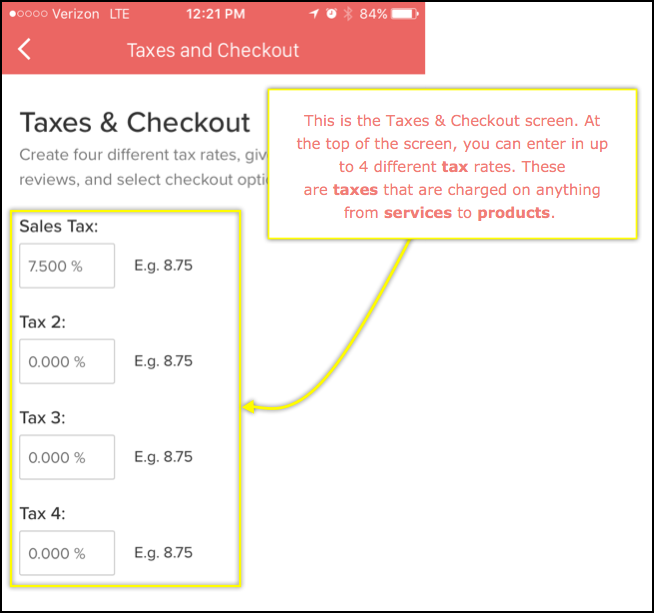 You'll Be Able To Enter Four Different Taxes - Portable Network Graphics (654x613), Png Download