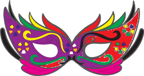 3 - Bp - Blogspot - Com/ De Carnaval 1colorir Desenhos - Mascara De Carnaval Png (600x318), Png Download