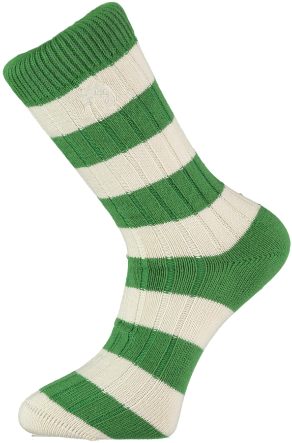 Green And White Striped Socks - Black Yellow Stripe Socks (660x1000), Png Download