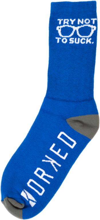 Try Not To Suck Socks - Sock (690x799), Png Download