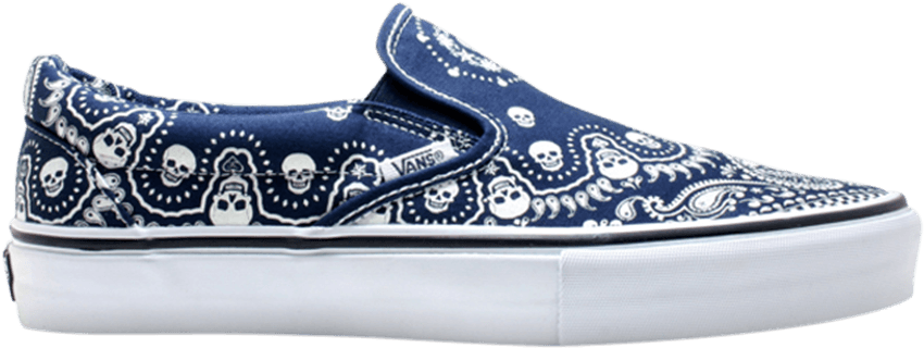 Slip-on Lx 'skull Bandana' - Vans (850x320), Png Download