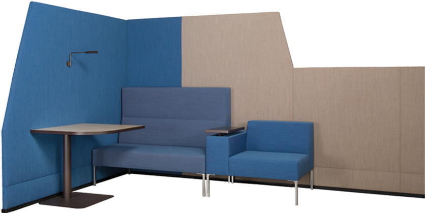 Bricks Configuration Sofa Wall Aqua Modular Sofa Armchair - Brick (906x545), Png Download