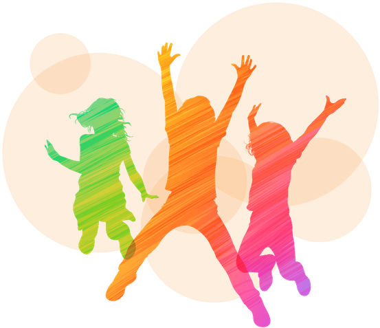 Graphic Of Kids Jumping In Celebration - Young Child In Context (750x478), Png Download