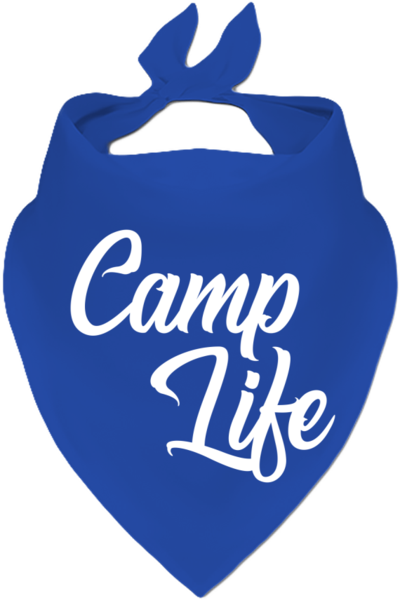Classic Camp Life Bandana - Kerchief (400x600), Png Download