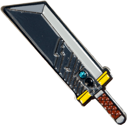 Buster Sword Pin, Pin, Peabe, Peabe - Buster Sword Png (800x800), Png Download