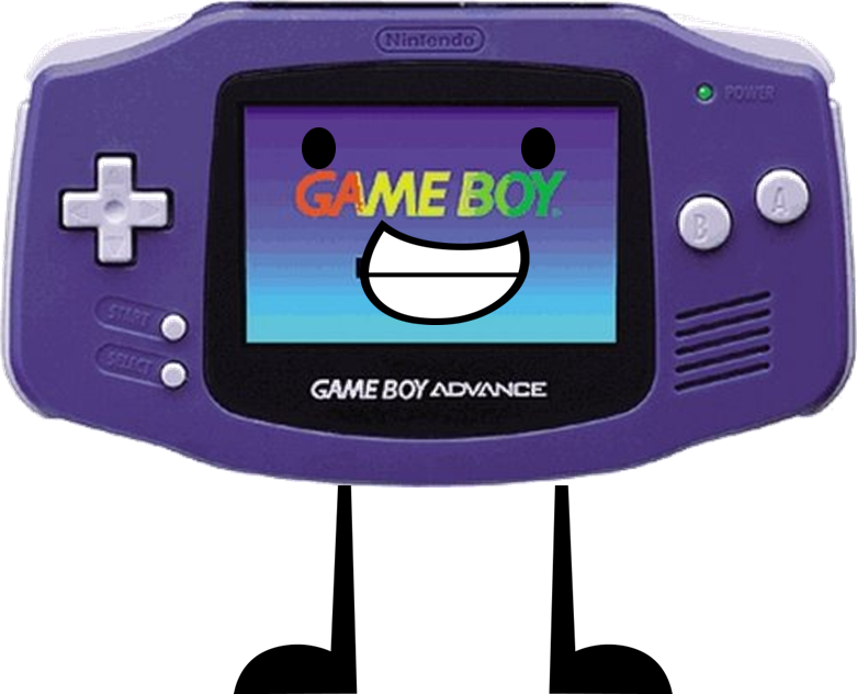 Gba - Nintendo Game Boy Advance - Indigo (781x632), Png Download
