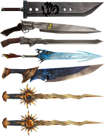 From Top To Bottom - Final Fantasy Xii Sword (369x479), Png Download