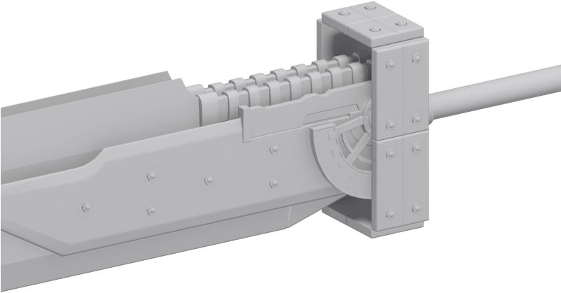 Here Are Some Close Up Renders Of The Model - Sword (800x600), Png Download