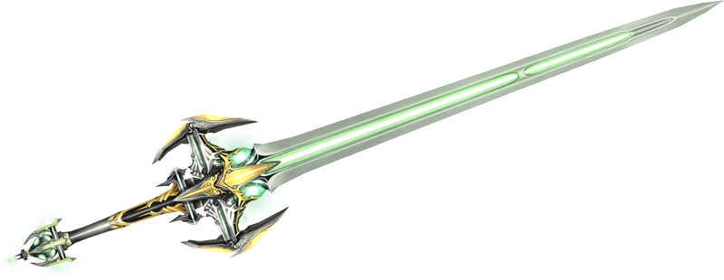 Futuristic Swords (800x310), Png Download